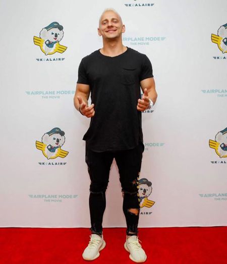 Vitaly Zdorovetskiy from Vitaly Uncensored during the premiere of Airplane Mode.