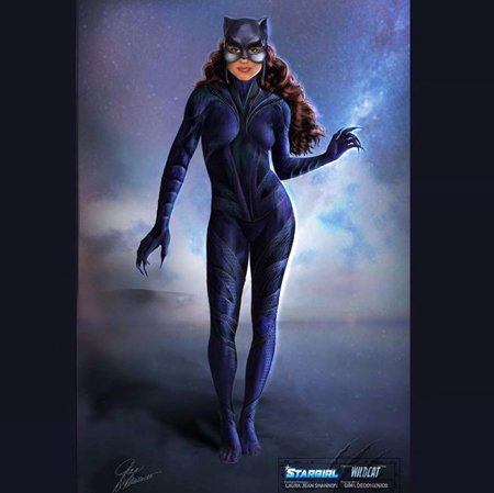 Yvette Monreal plays Yolanda Montez/Wildcat in The CW show Stargirl.