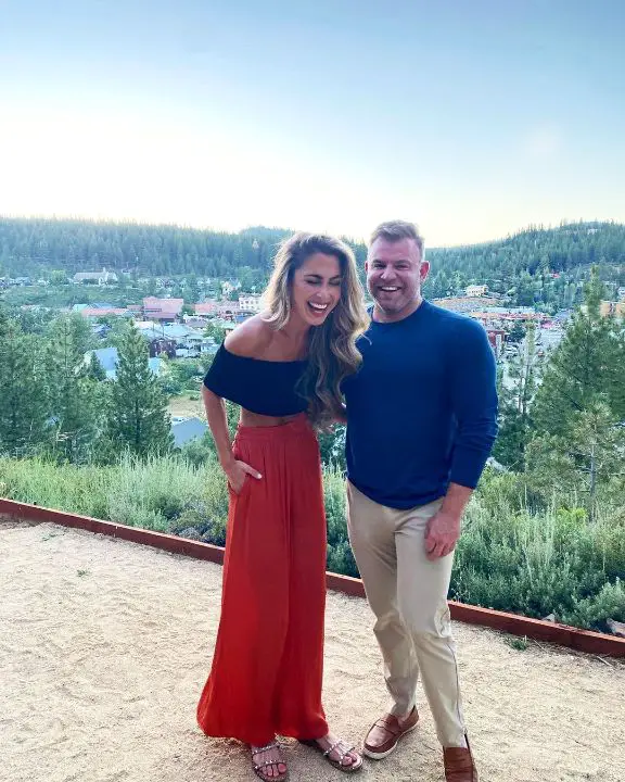 Ali Harper with her boyfriend, Lucas England. celebsindepth.com