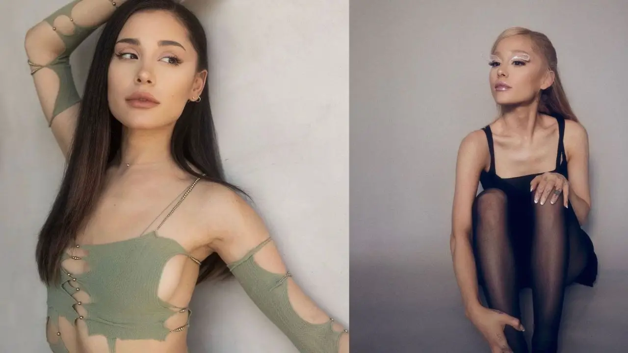 Ariana Grande's weight loss before and after.