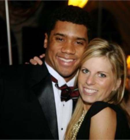 Ashton Meem and her ex-husband Russell Wilson.