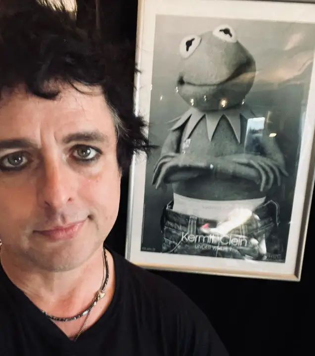 Billie Joe Armstrong's looks good without makeup. celebsindepth.com