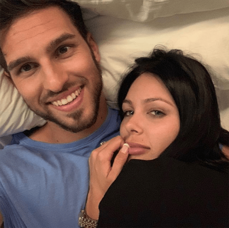 Candice van der Merwe and her boyfriend and fiance.
