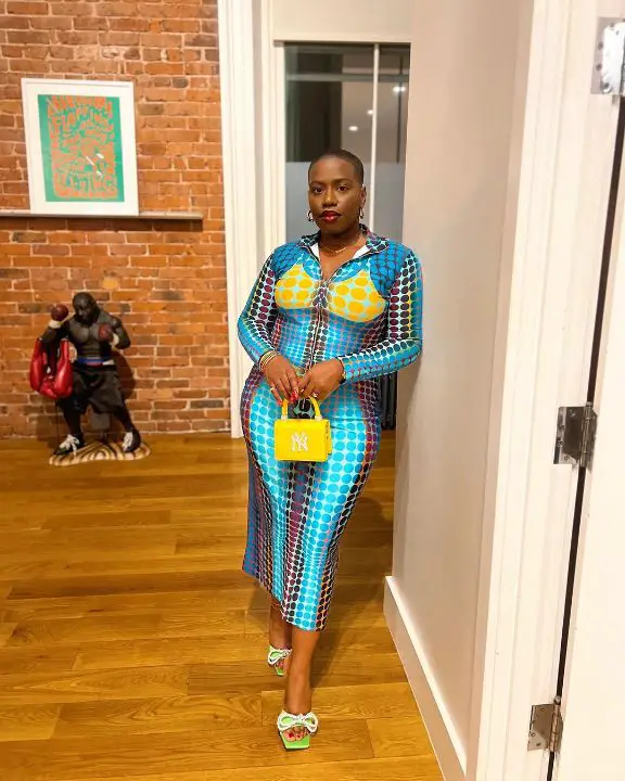 Candice Brathwaite's recent weight loss is visible. celebsindepth.com