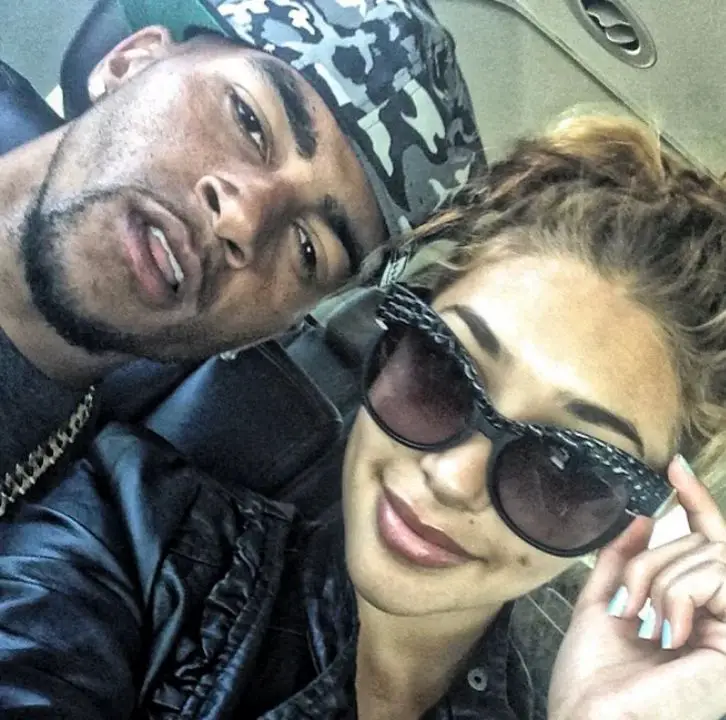 Chantel Jeffries with her ex-boyfriend, Lil Twist. celebsindepth.com