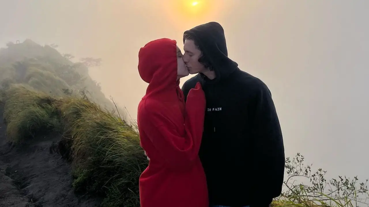 Charly Jordan with her new boyfriend.