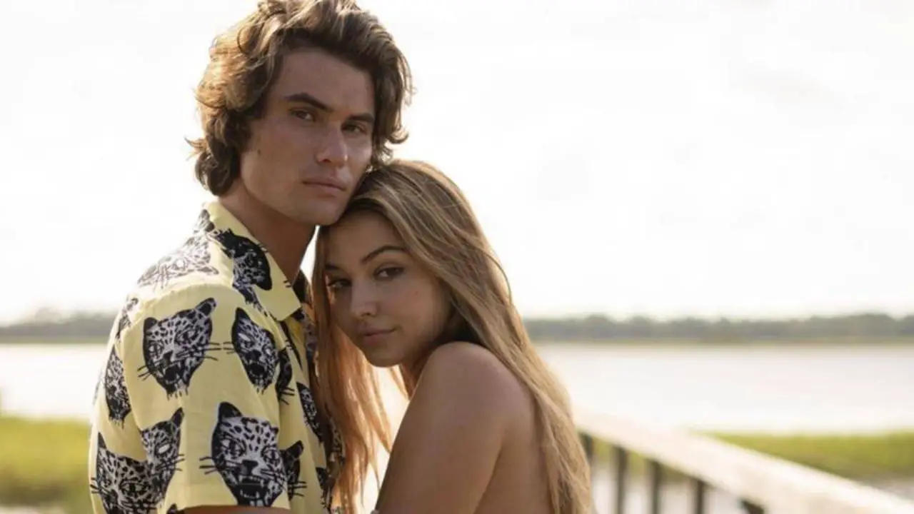 Madelyn Cline and Chase Stokes dated for two years. celebsindepth.com