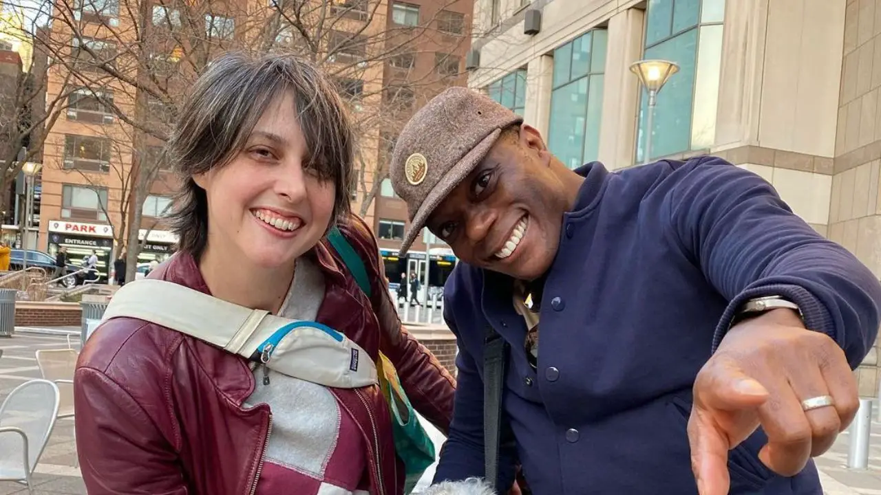 Chukwudi Iwuji is married to his wife, Angela Travino.