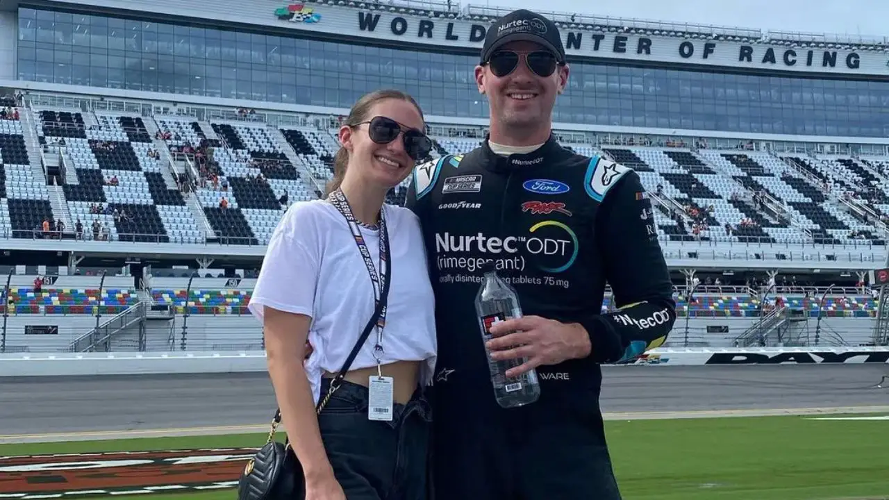 Cody Ware with his girlfriend Cassidy Novkov.