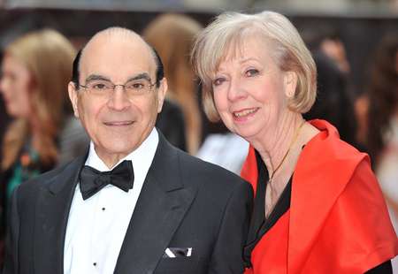David Suchet and his wife Sheila Ferris.