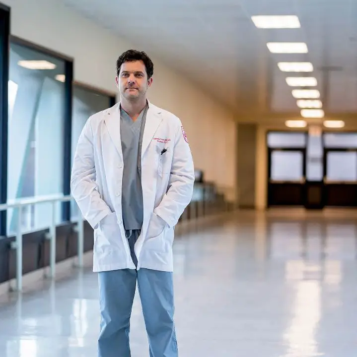 Joshua Jackson's character is nasty and harms his patients. celebsindepth.com