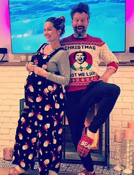 Emilie Ullerup and Kyle Cassie are awaiting the birth of their first child together.