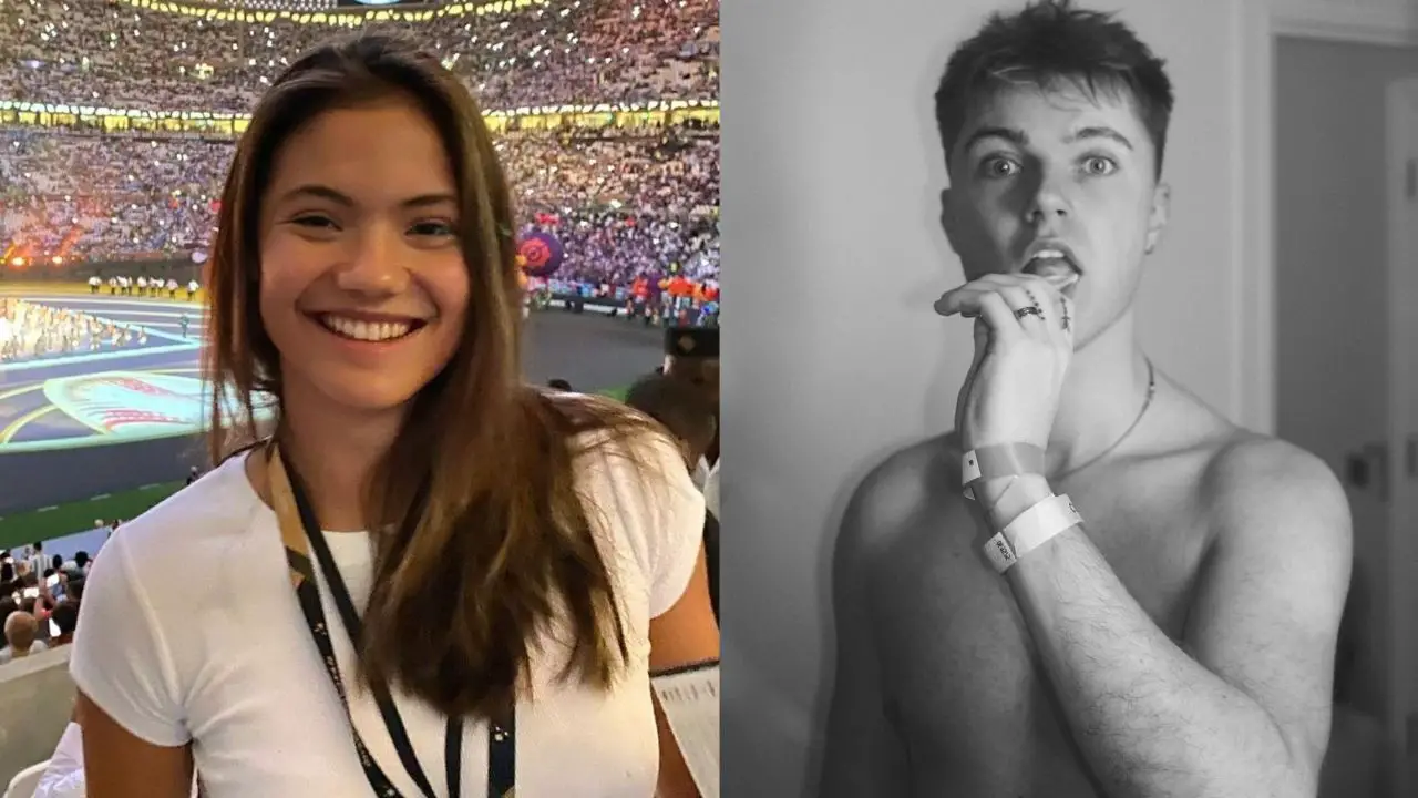 Emma Raducanu was rumored to be dating Harvey Leigh Cantwell (HRVY).