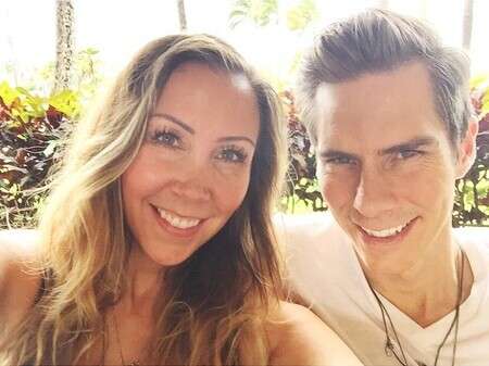 Christian Sloan with his wife Marcee Lee-Bullen.
