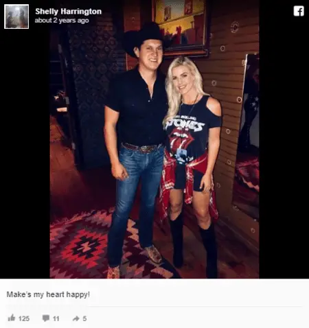 Jon Pardi's mother gushing over her son's girlfriend Summer Duncan in 2017.