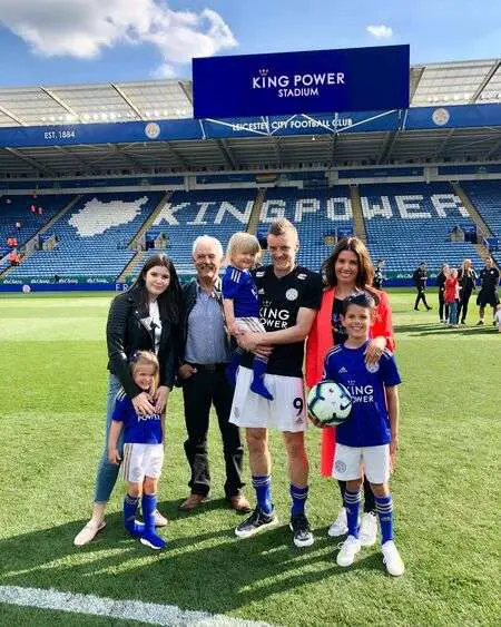 Husband and wife duo Jamie Vardy and Rebekah Vardy - The Family Picture.