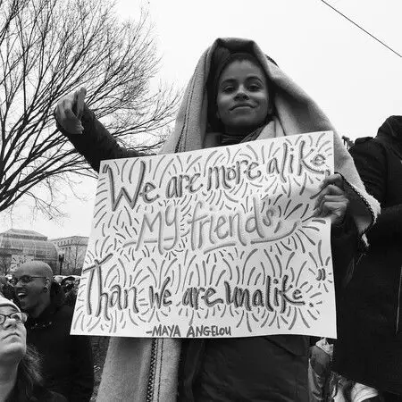 A feminist and activist Zazie Beetz often takes to social media to address women's rights, black culture, and climate change.
