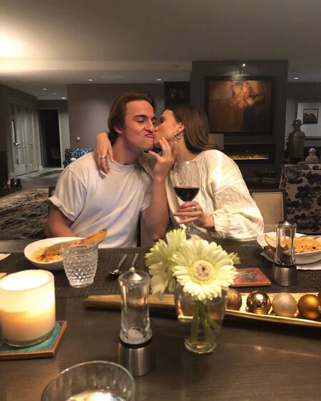 Girlfriend Lauren wishes Evan Roderick on their two-year dating anniversary.