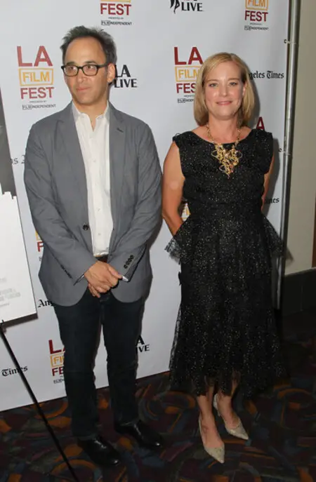 Zandy Hartig with her former husband David Wain.