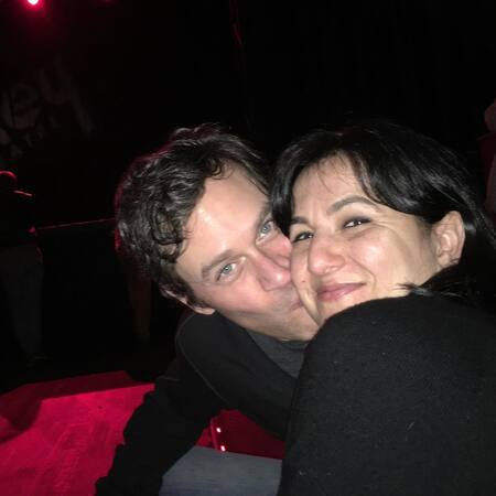 Tom Everett Scott with his wife Jenni Gallagher.