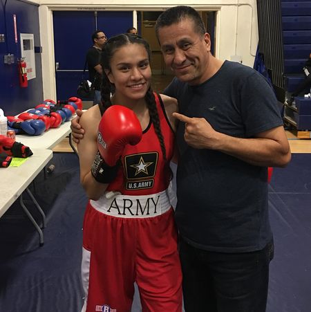 Shakur Stevenson's GF Jajaira Gonzalez played boxing for the Army team.