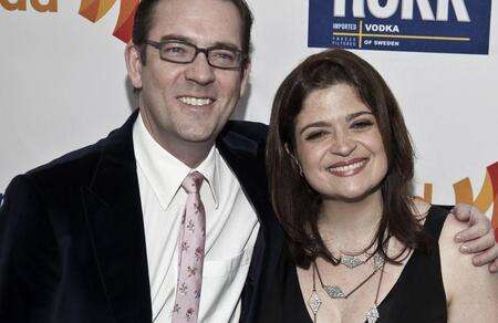 Alex Guarnaschelli with her former husband Brandon Clark.