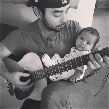 Marques Ray welcomed his daughter Camila in 2017.