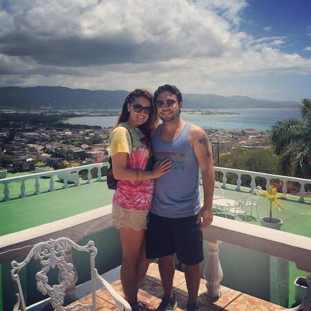 Daisy Sanchez wishing her spouse Marques Ray on their first wedding anniversary.
