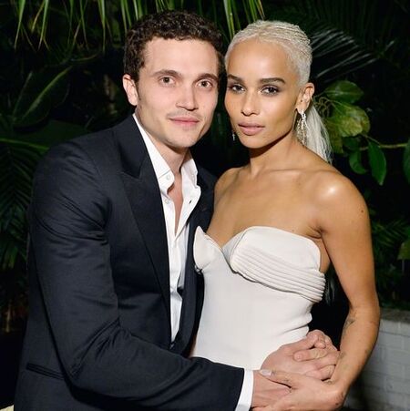 Zoe Kravitz with her husband Karl Glusman.
