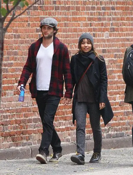 Zoe Kravitz with her former boyfriend Penn Badgley.