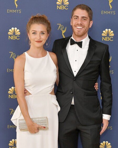 Taylor Misiak with her boyfriend Tony Yacenda.