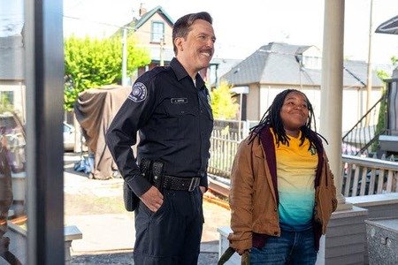 Terrence Little Gardenhigh stars as Kareem Manning alongside Ed Helms' James Coffee in the Netflix film Coffee & Kareem.