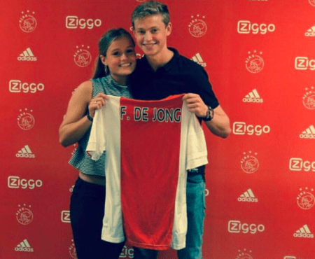 Mikky Kiemeney's boyfriend Frenkie de Jong signed for Ajax in 2015.