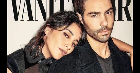 Leila Bekhti with her actor husband Tahar Rahim.