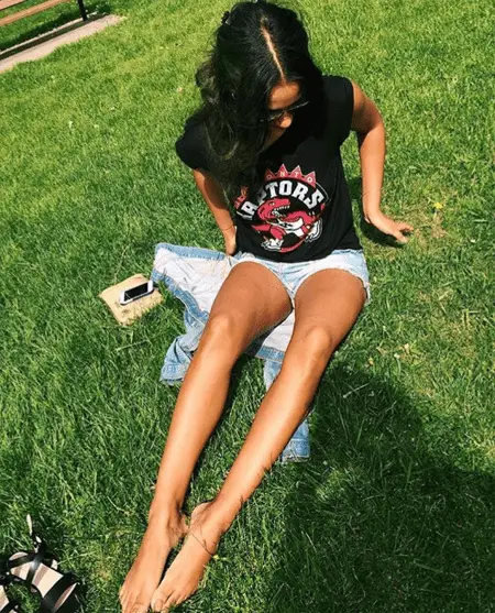 Greta Onieogou became a Raptors fan while working in Canadian TV shows.