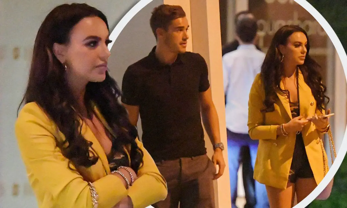 Harry Winks with his then-girlfriend Rosie Williams. celebsindepth.com