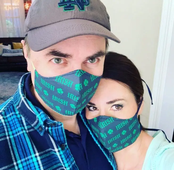 Heidi Przybyla with her husband, Jeff Trabb. celebsindepth.com