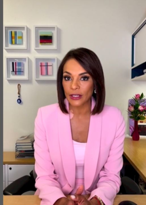 Ilia Calderon has used creams and ointments as a treatment for her scar. celebsindepth.com