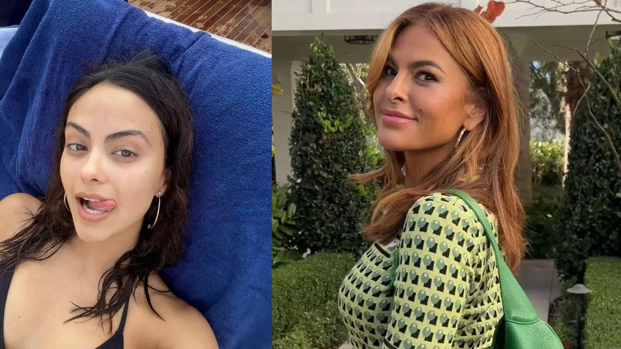 Camila Mendes and Eva Mendes share the same last name. celebsindepth.com