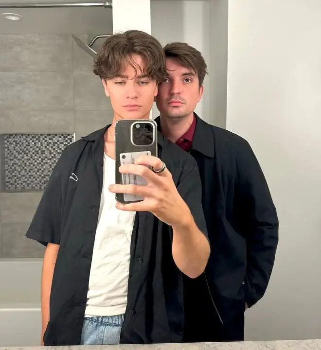 Zach Sang with his rumored boyfriend, Jayden Clark. celebsindepth.com