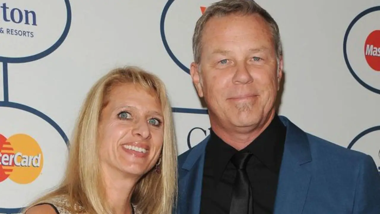 James Hetfield and his ex-wife, Francesca Tomasi.
