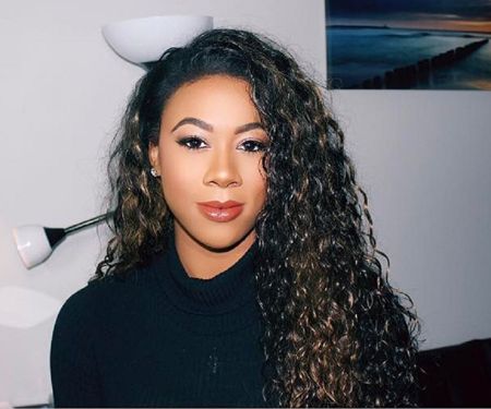 Jasmine Jordan gave birth to her first son.