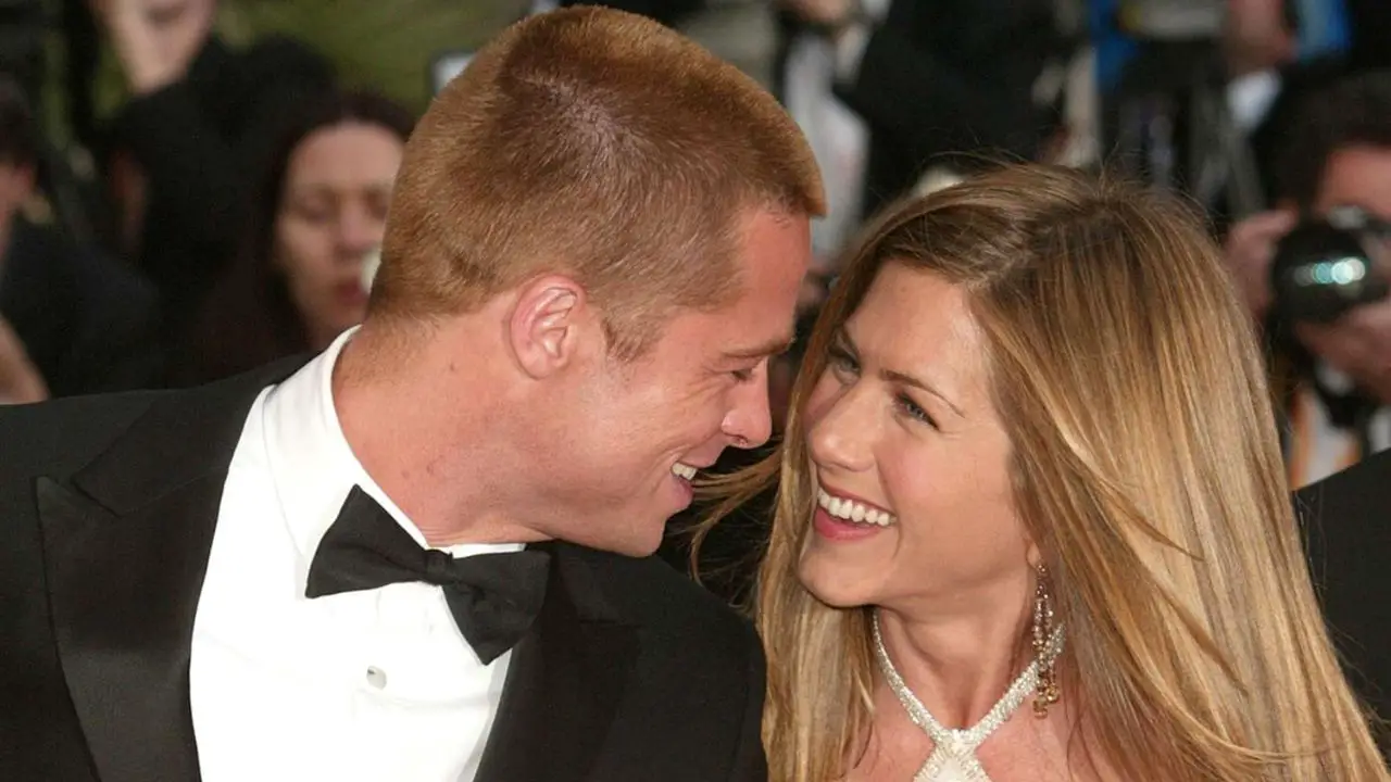 Jennifer Aniston was married to her first husband, Brad Pitt.