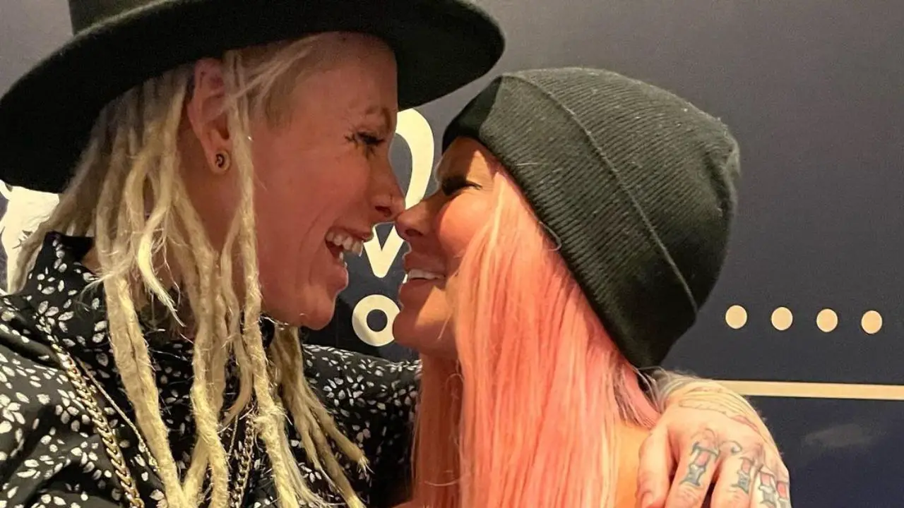 Jessi Lawless with her girlfriend Jenna Jameson.