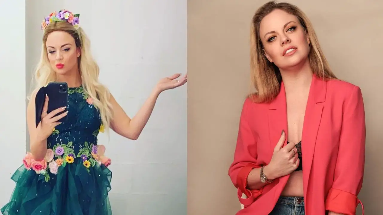 Joanne Clifton's weight gain before and after shows minor changes in her body.