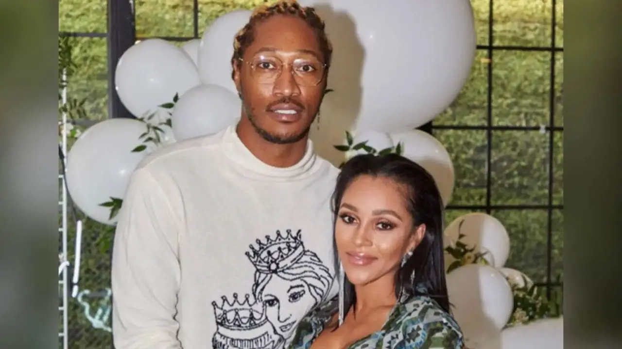 Joie Chavis with her baby daddy, Rapper Future. celebsindepth.com