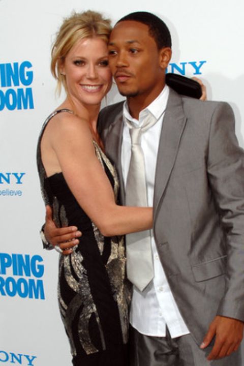 Julie Bowen with her rumored boyfriend, Romeo Miller. celebsindepth.com