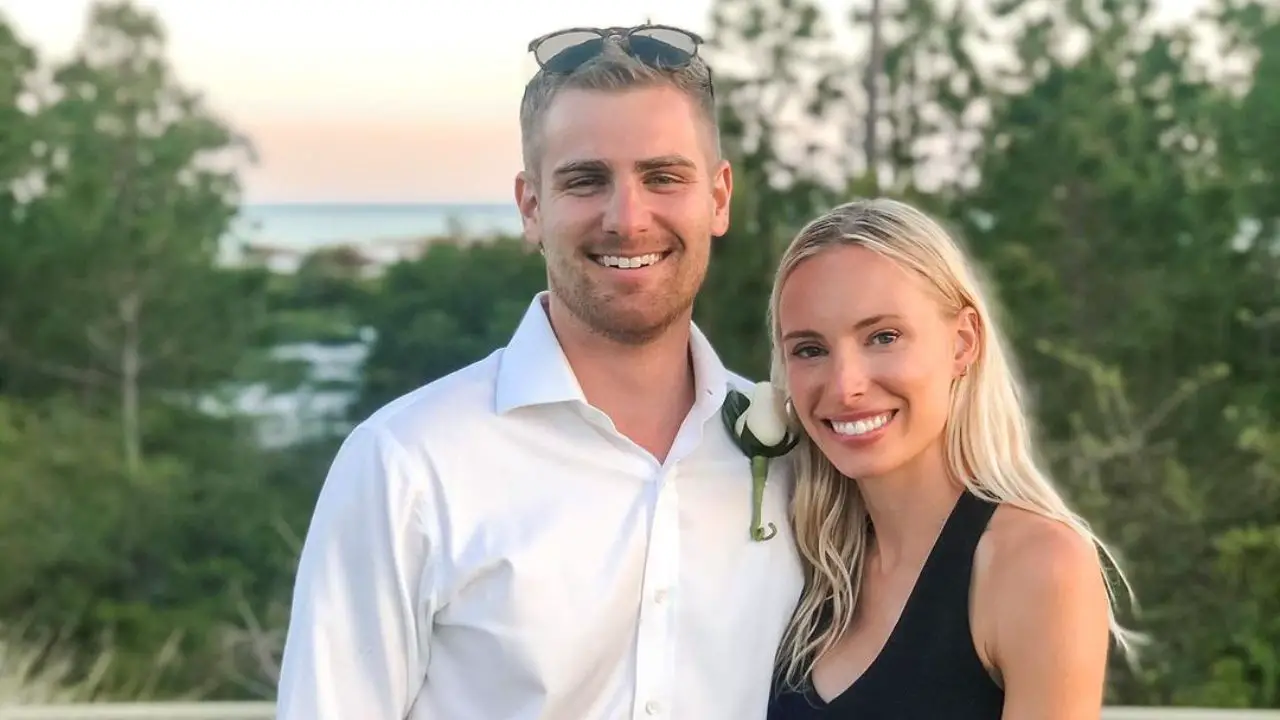 Kat Shelton and her partner, Alex Chapman. celebsindepth.com