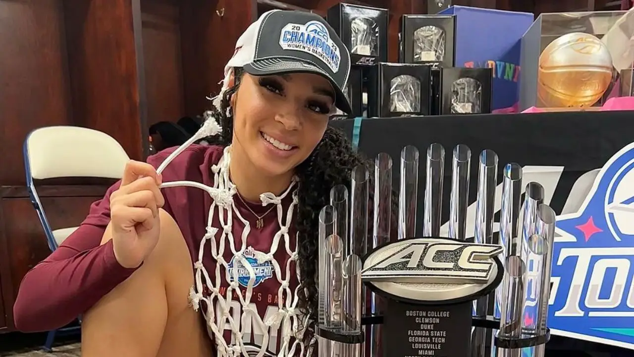 Kayana Taylor's team at Virginia Tech won the game in the NCAA Tournament.