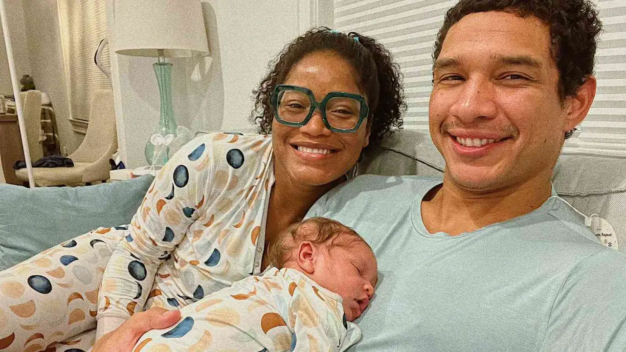 Keke Palmer and Daris Jackson welcomed their son on February 25, 2023. celebsindepth.com